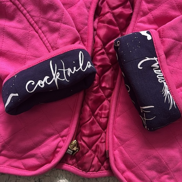 Lilly Pulitzer Pink Quilted Jacket - Picture 5 of 5